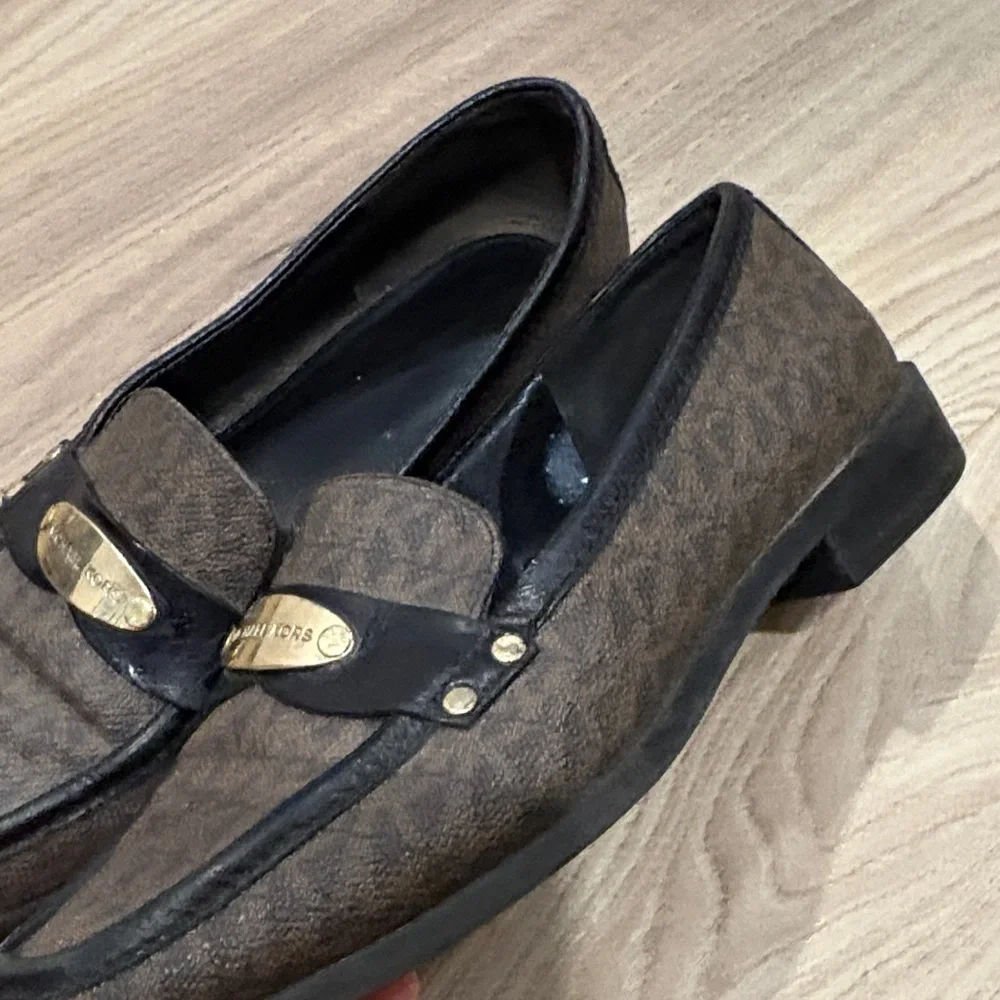 Michael Kors Brown Loafers size 7 - Picture 3 of 7